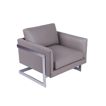 Modern Milo Baughman 989 Scaun Lounge din piele