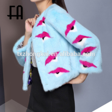Factory direct wholesale sweet short mink fur coat /mink coat