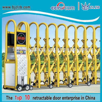 Overhead driveway gate safety fence warehouse rolling gate