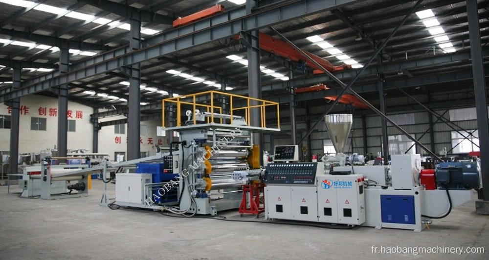 Machine de production de calendrier de feuille de marbre PVC