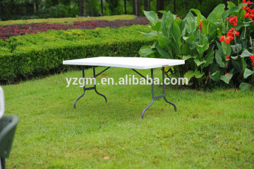 Easy Handling Rectangle Plastic Outdoor Table