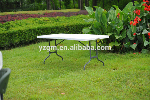 Easy Handling Rectangle Plastic Outdoor Table