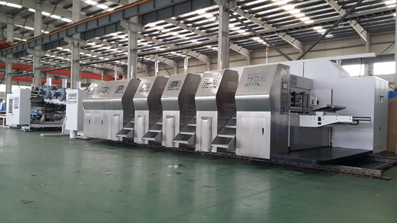 ZXKM2000 HIGH SPEED AUTOMATIC PRINTING SLOTTING WITH DIE CUTTING CARTON GLUING PRODUCTION LINE