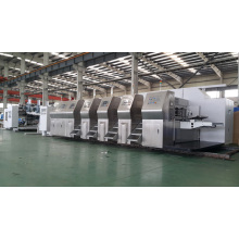 ZXKM2000 HIGH SPEED AUTOMATIC PRINTING  SLOTTING WITH DIE CUTTING CARTON GLUING PRODUCTION LINE