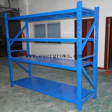 wide span heavy duty shelving