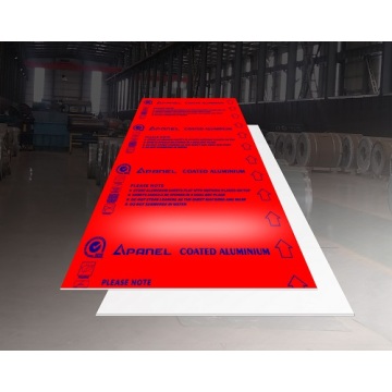 Глянцевая красная алюминиевая листовая пластина толщиной 1,6 мм 5052 H32