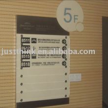 acrylic indicator destination board direction sign