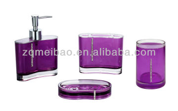 Acrylic Bathroom Accessory Set