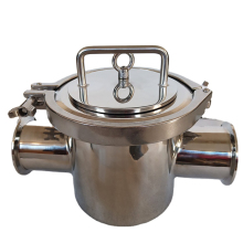 Stainless Steel Sanitary Neodymium Magnetic Filter - 12000 Gauss Liquid Trap