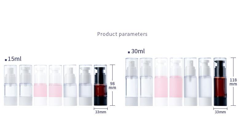 Spray frosted emulsion essence in vacuum bottles (8)