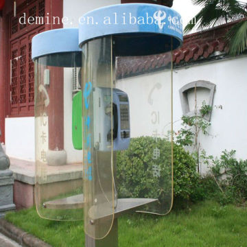 High Transmittance Weatherability PMMA Telephone booth