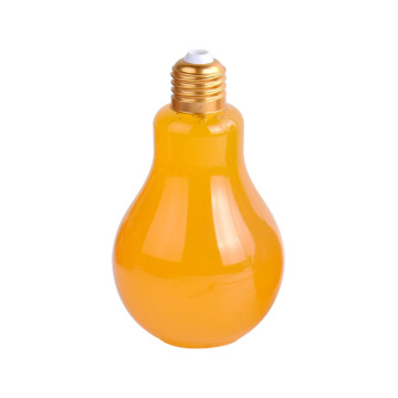 Lights Up Party Cups: Light Bulb Shaped Plastic Drinking Bottles