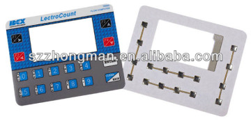 embossed membrane switch panel push button membrane switch pcb membrane keyboard switch