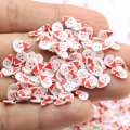 Dostawa Śliczne Boże Narodzenie plastry gliny polimerowej Xmas Diy Nail Art Decoration Slime Filler Charms