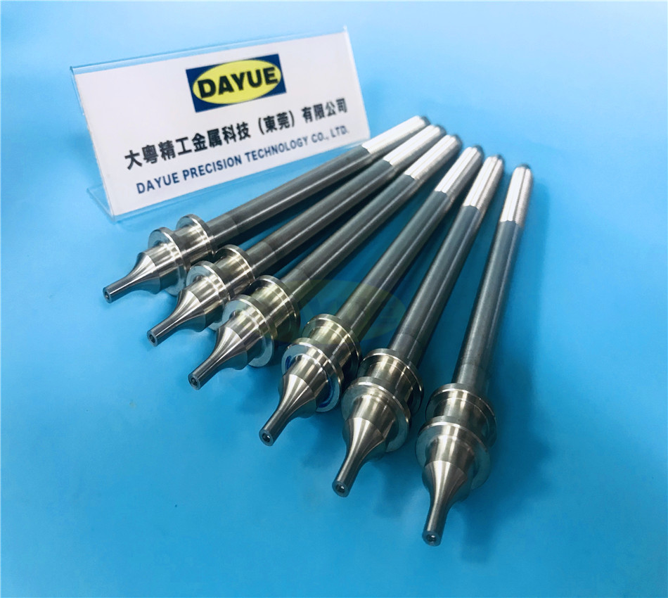 Machined threaded shaft drive spindle hydraulic valve stem