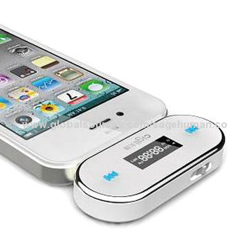 FM Transmitter for iPhone 5, Full Frequency Range, Colors Optional, Handsfree Talk, 12-24V