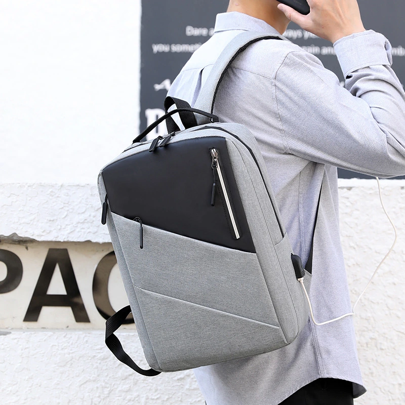 Waterproof Casual School Bag Korean Backpack Business Laptop Bag Men′ S Backpack