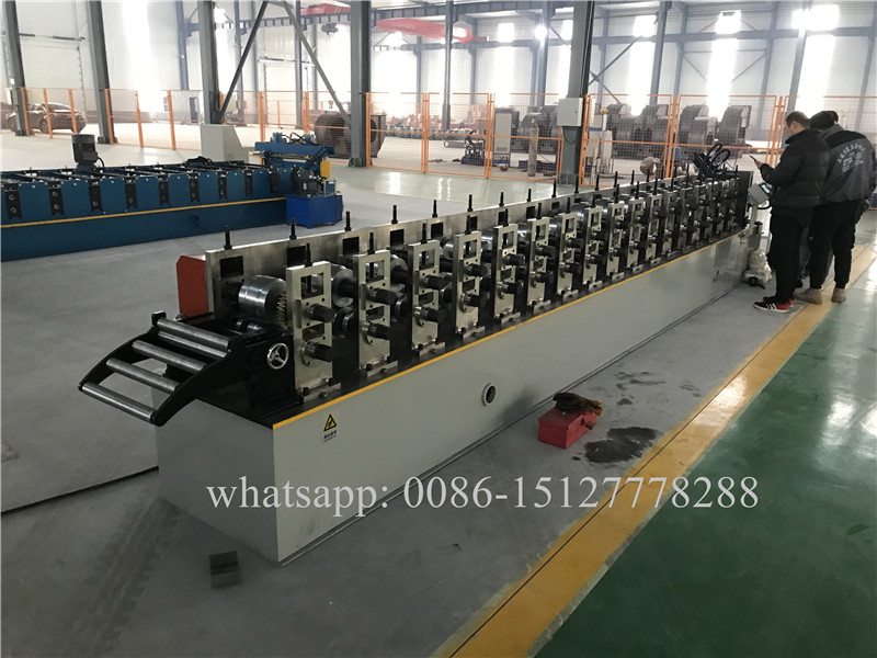 Garage Corner Beam Rolling Roller Shutter Bottom Slat Forming Machine Metal Door Frame Machine