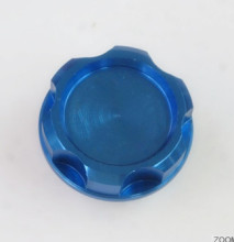 Fuel Caps Blue Color Tank Covers. Oil Caps