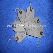 China jeans hang tag with rivets designs