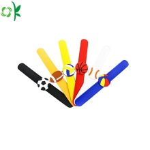 Newest Ball Silicone Slap Bracelet for Game