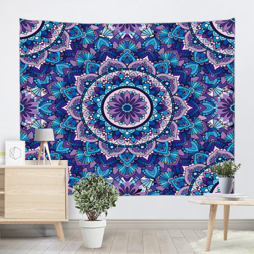 Bohemian Tapestry Mandala Wall Hanging Indian Hippie Boho Psychedelic Tapestry for Livingroom Bedroom Home Dorm Decor