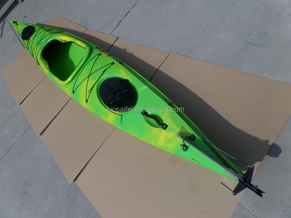 4.8 m sit in kayak or canoe wholesale with rudder system