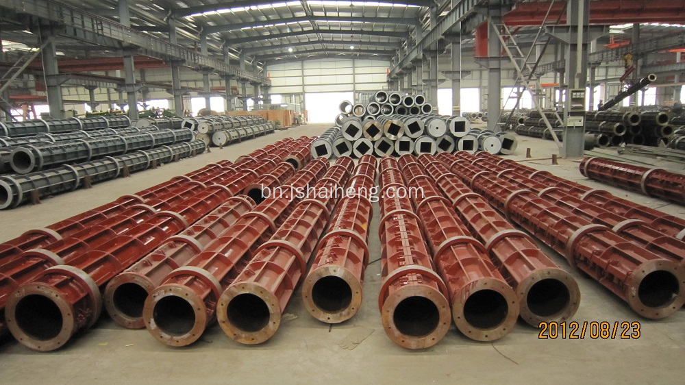 স্পন পাইল প্ল্যান্ট D300-D600 এর জন্য ইস্পাত ছাঁচ