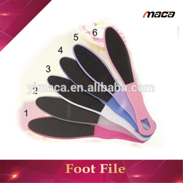Wholesale beauty tool double-faced pedicure foot file with plastic handle