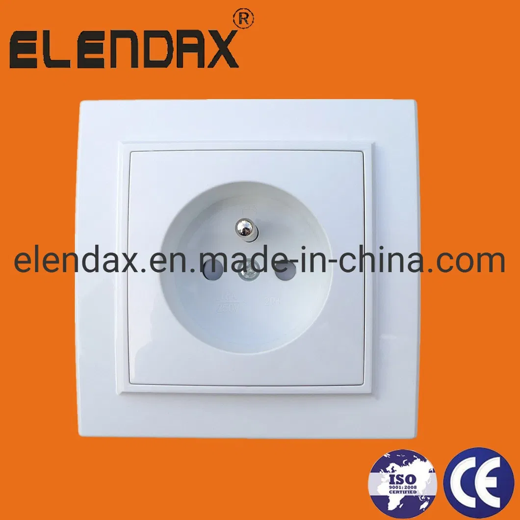 Фарфоровая французская розетка, керамические розетки стандарта ЕС