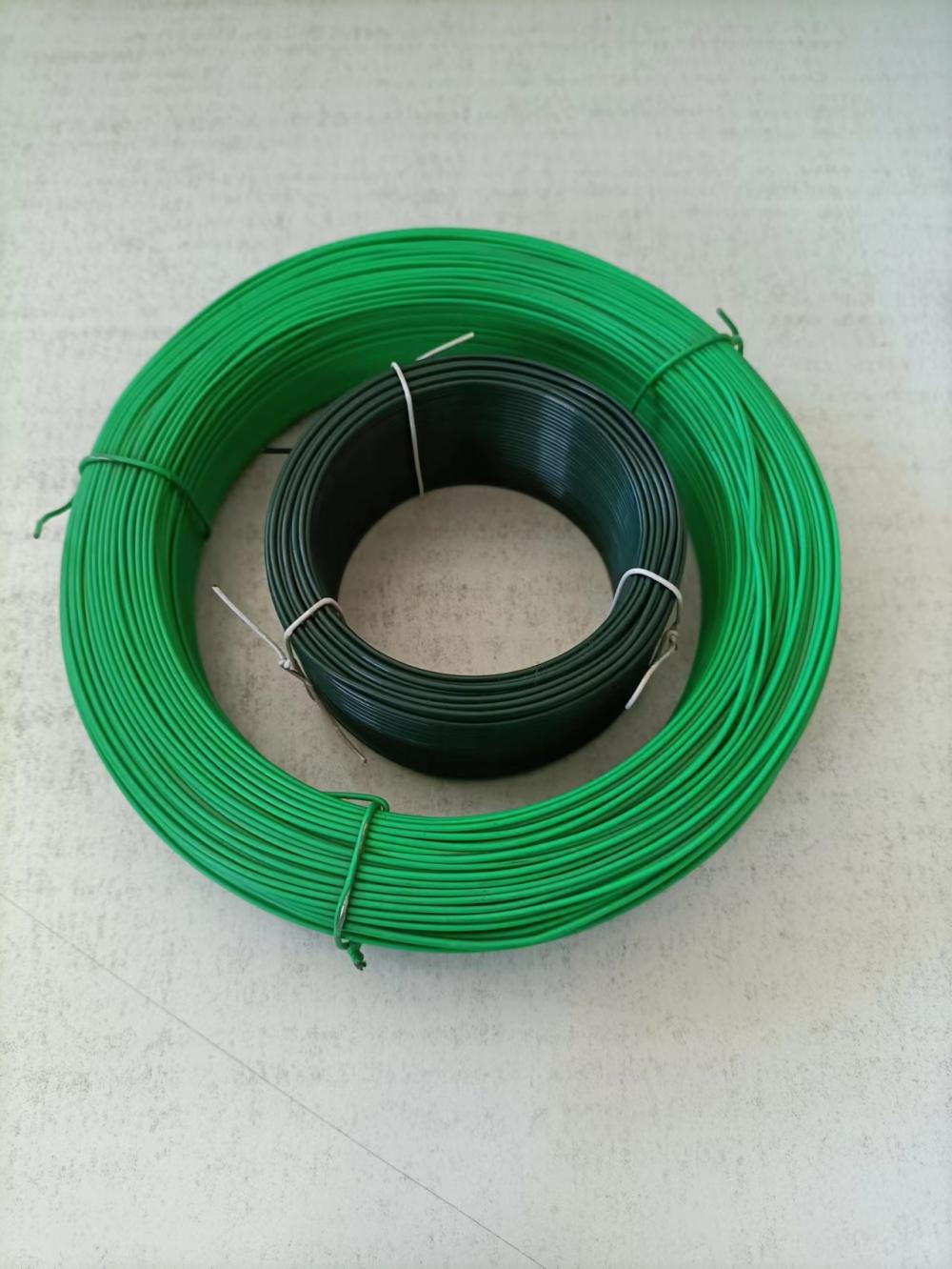 PVC gecoate elektro gegalvaniseerde draad 2 mm tot 3 mm