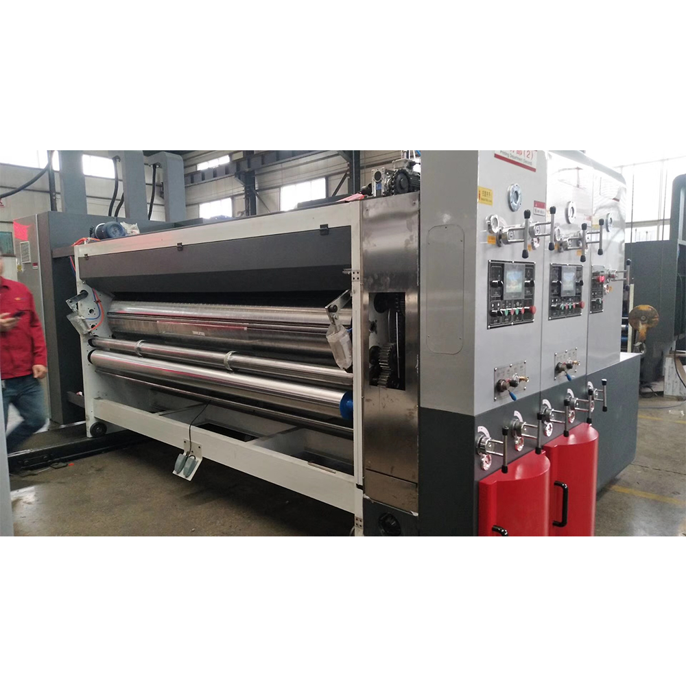 automatic carton  4 color printer slotter and die cutter machine with good quality