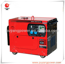 China Lighting Diesel Generator 7-10 kVA 3 Phase Portable Wholesale