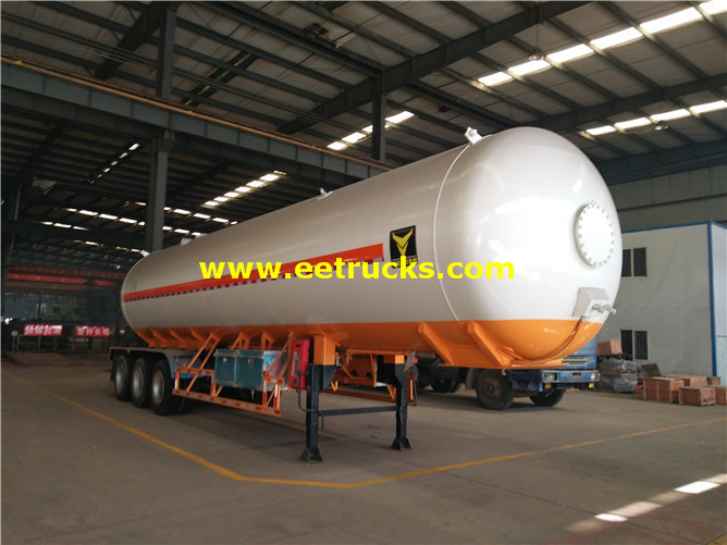 56000 Liters Tri-axle LPG Tanker Trailers