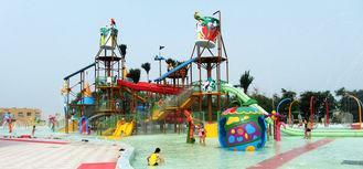 Outdoor Aqua Playground Water House Structures, Water Park