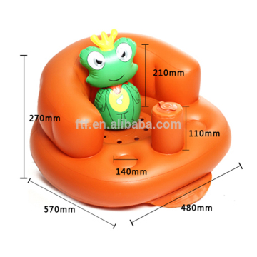 Inflatable baby learning chair , self inflating inflatable baby chair