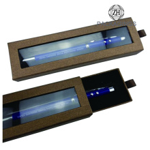 PVC window slider gift box for pen