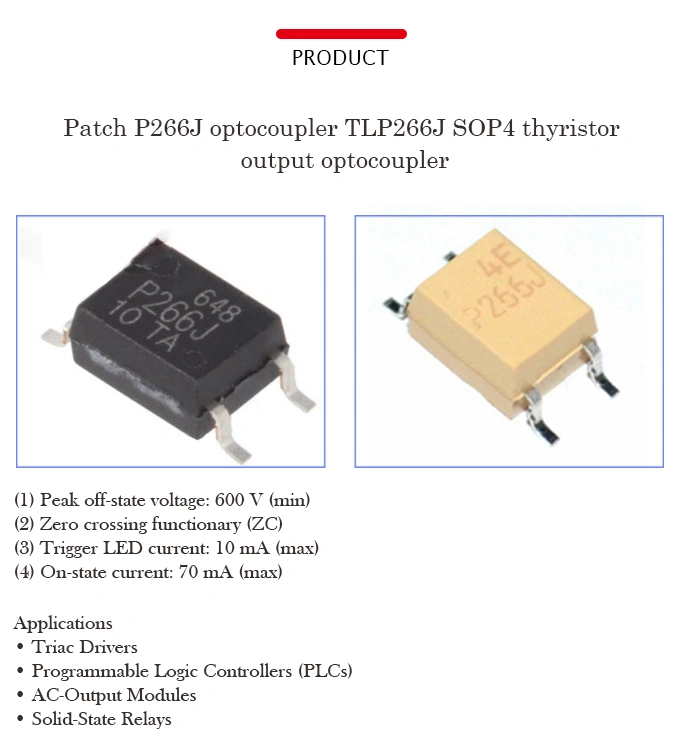 Patch P266j Optocoupler Tlp266j Sop4 Thyristor Output Optocoupler