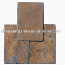 Rusty roofing slate