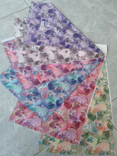 100% Polyester Bubble Crepe Stretch Printed Fabric
