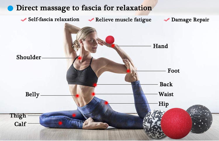 Relajación muscular bolas de masaje para mano para el mundo