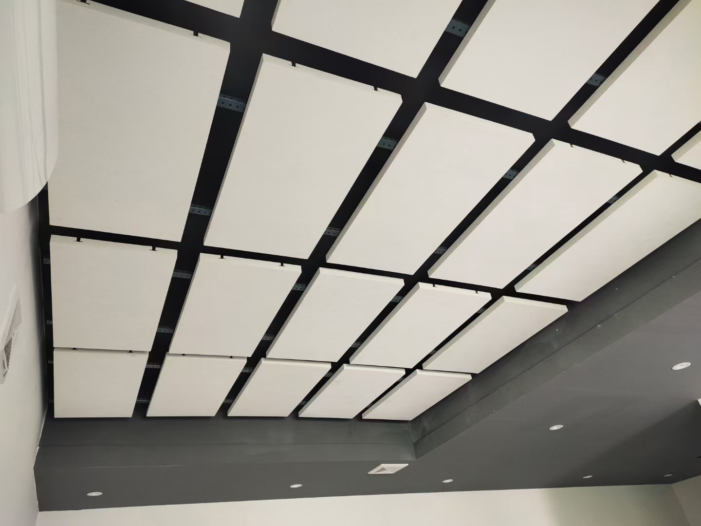 Noise Reduction Ceiling Glass Wool Acoustic Panel