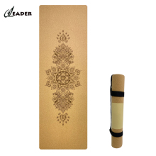 Eco-Friendly Custom Cork Yoga Mat for Gymnastic Exercises