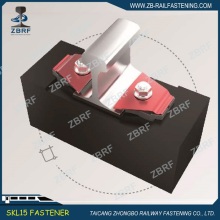 Clip rail fastening system