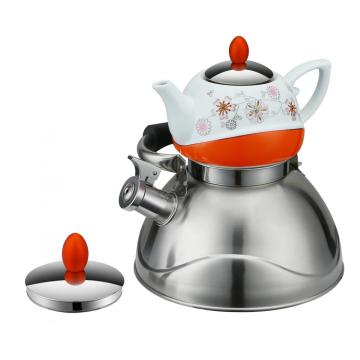 Double Whistling Kettle Orange Serious