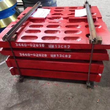 Jaw Liner Plate jaw crusher spare wear parts