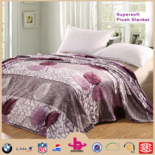 Micro fiber fleece blanket/super soft flannel blanket china blanket supplier