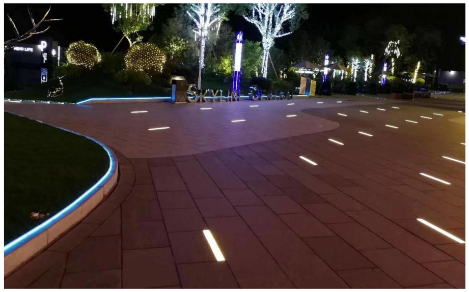 LED underground light with soft light