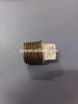 Various Size 1/2'' Pipe Thread Plugs Galvanized, NPT Thread Plugs Plain