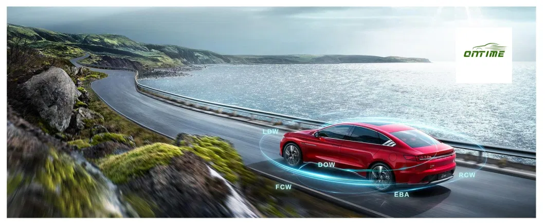 Ontime Red Chinese Best Electric Car High Battery Life Family Electric Vehicle Cheapest New Cars Han EV Electric Car with Wholesale Price